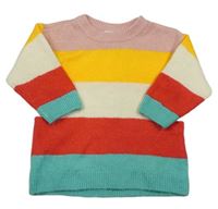 Farebný pruhovaný sveter H&M