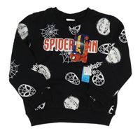 Nové - černá mikina se Spider-manem Marvel
