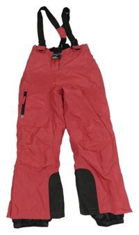 Nové - Růžové funkční šusťákové oteplovačky s odepínacími trakami Crivit