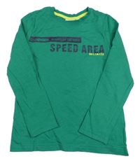 Zelené triko s nápisem Kids 