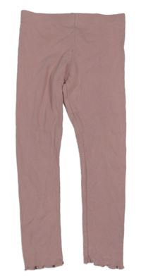 Ružové rebrované legíny Primark