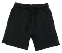 Černé teplákové kraťasy LC Waikiki