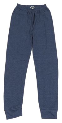 Tmavomodré proužkované spodní kalhoty Trend 