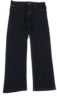 Tmavomodré slim fit rifle H&M