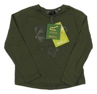 Nové - Khaki tričko s tigrom Regatta