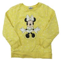 Žltá mikina s Minnií Disney