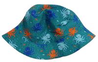 Tmavozelený šušťákový funkčný klobúk s chobotnicemi MOUNTAIN WAREHOUSE