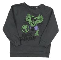 Tmavosivá mikina s HULKEM George