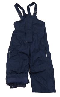 Tmavomodré šusťákové zimní laclové oteplovačky ACTIVE TOUCH