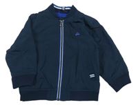 Tmavomodrý šusťákový jarní bomber s autíčkom Next