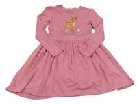 Růžové šaty s Bambim Disney