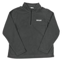 Tmavosivá fleecová funkčná mikina s logom REGATTA