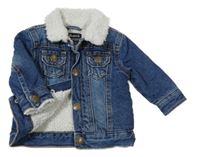 Modrá riflová zateplená bunda Denim Co.
