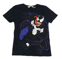 Tmavomodré tričko s Venomem H&M