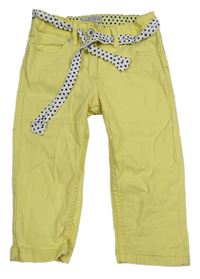 Žlté capri rifle s opaskom M&S