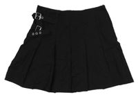 Čierna sukňa s přezkami H&M