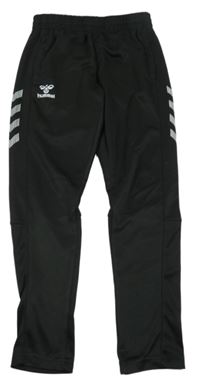 Černé sportovní tepláky s logem Hummel