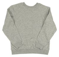 Sivá melírovaná mikina H&M