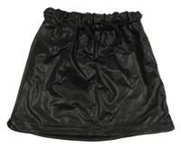 Čierna koženková sukňa Zeeman