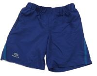 Tmavomodré šusťákové funkční kraťasy Kalenji