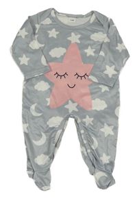 Šedý overal s hvězdami