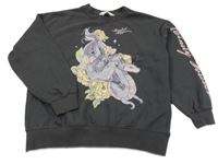 Antracitová mikina s drakom H&M