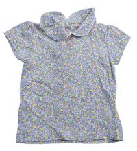 Farebné vzorované tričko s golierikom Jojo Maman Bebé