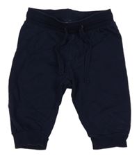 Tmavomodré tepláky H&M