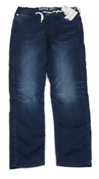 Nové - Tmavomodré super soft rifle H&M