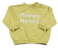 Žltá oversize mikina s nápisom George