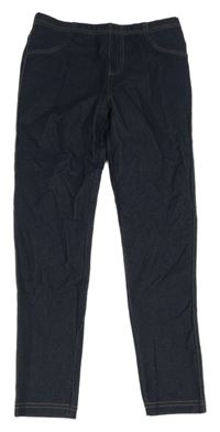 Tmavomodré tregíny rifllového vzhledu Primark