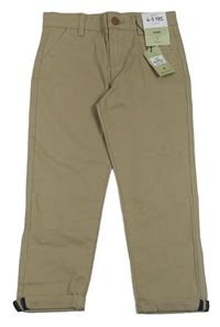 Béžové plátěné chino kalhoty Denim Co.
