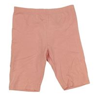 Broskvové legínové kraťasy H&M