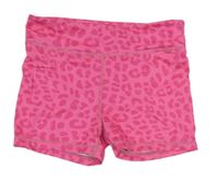 Ružové kraťasy s leopardím vzorom H&M