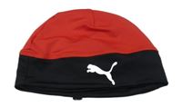 Černo-červená funkční čepice s logem Puma