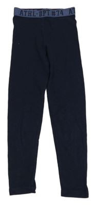 Tmavomodré legíny s nápisom C&A