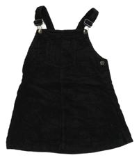 Čierne menšestrové na traké šaty Nutmeg