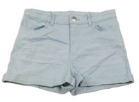 Svetlomodré rifľové kraťasy H&M