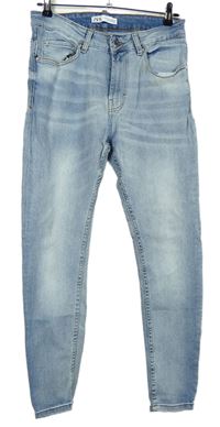 Pánské světlemodré skinny rifle Zara vel. 32