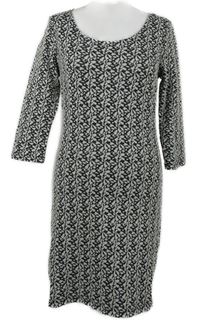 Dámske čierno-biele vzorované šaty My Hailys