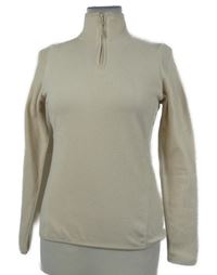 Dámska smotanová fleecová športová mikina Lefties