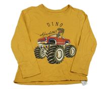 Žluté triko s obrázkem Primark