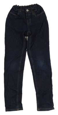 Tmavomodré slim rifle H&M