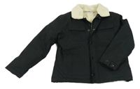 Černá zateplená bunda 