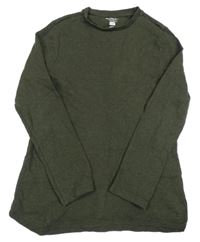 Khaki rebrované tričko F&F