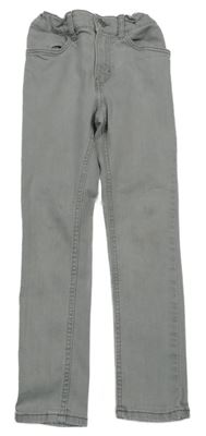 Svetlosivé elastické rifle Denim Co.