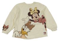 Smetanová mikina s Minnie 