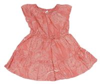 Ružové kvetované šaty GAP