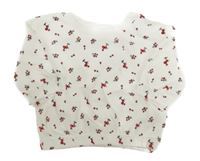 Biela mikina s kvietkami Primark