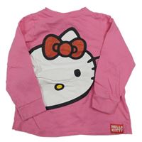 Růžové triko s Kitty Sanrio